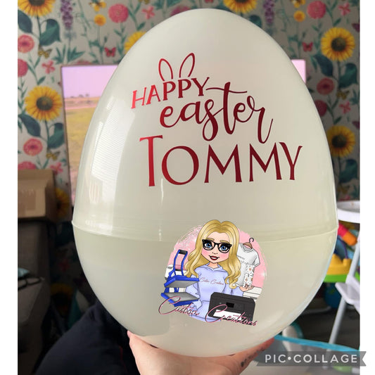 Jumbo Glow In The Dark Fillable Egg