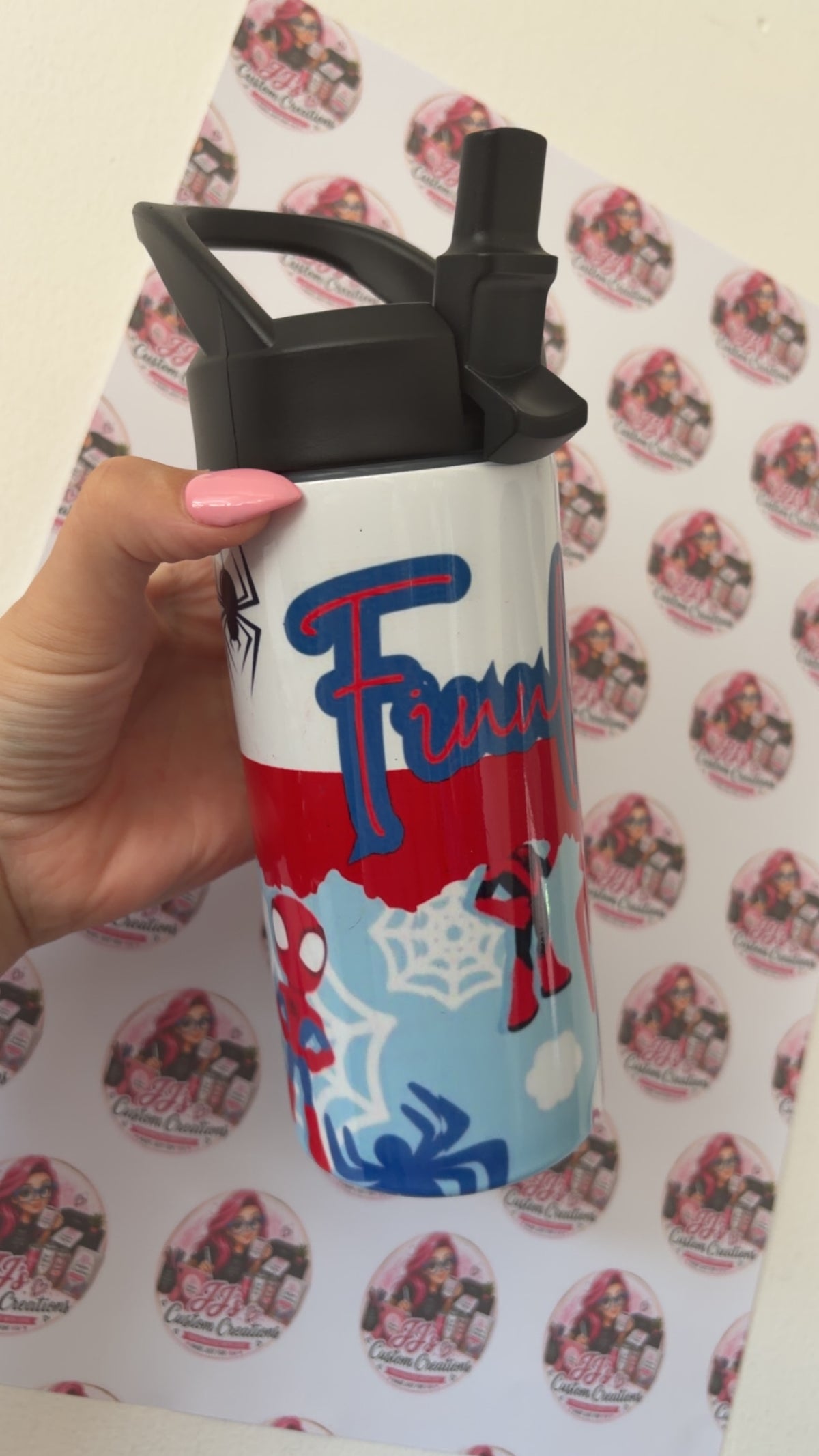 Custom 20oz Insulated Sports Bottle Personalised Design – product design image 5