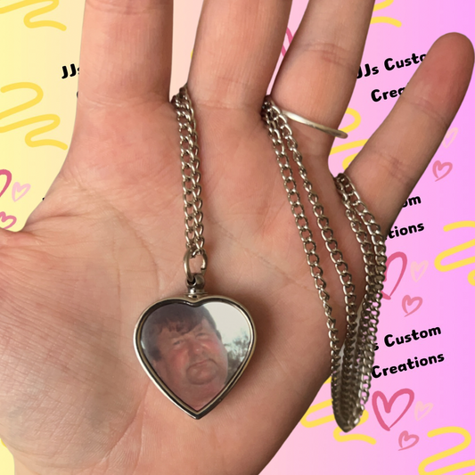 Photo Urn Heart Necklace