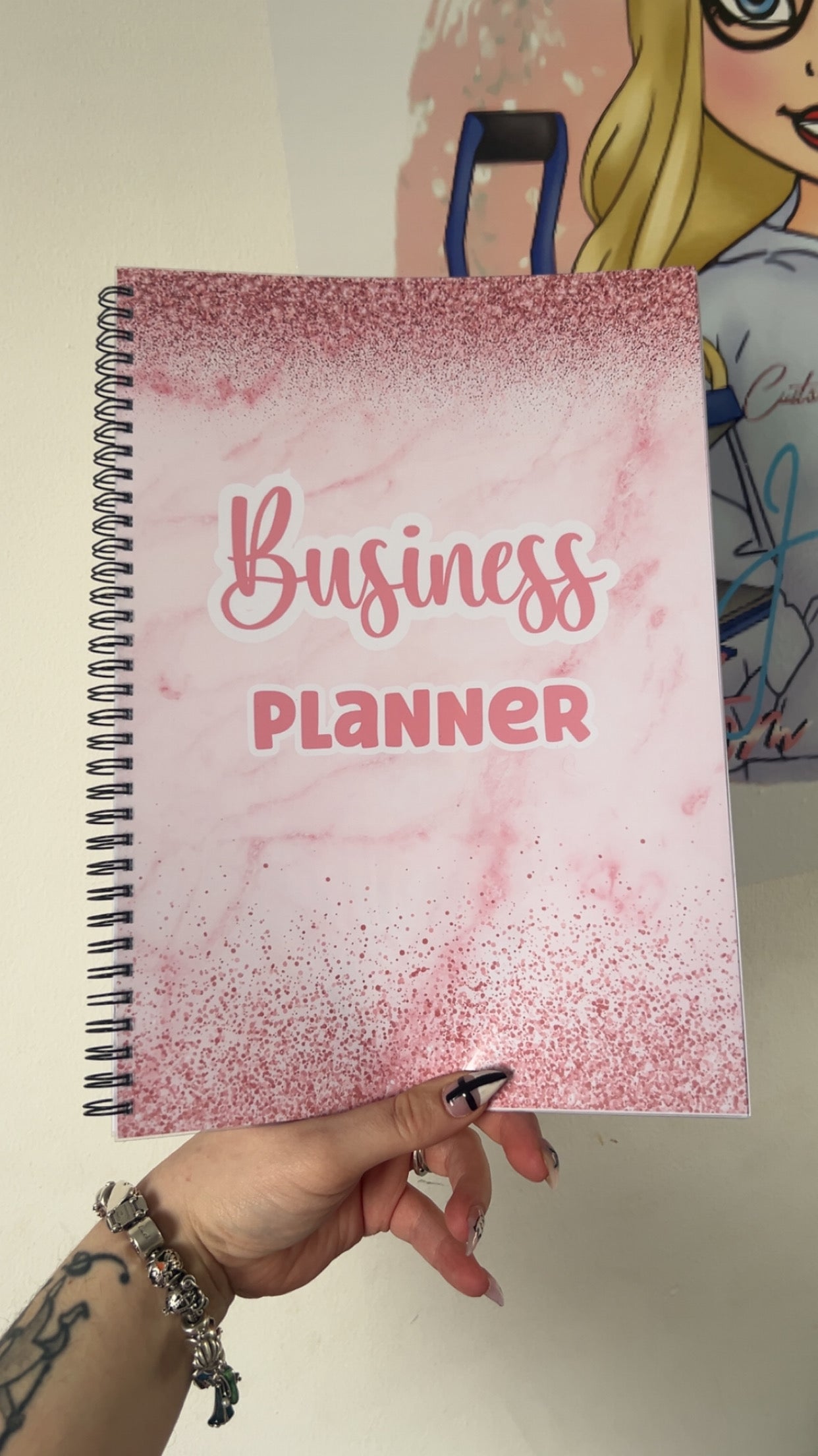 A4 6-Month Business Planner – Business & Social Media Planner with Trackers