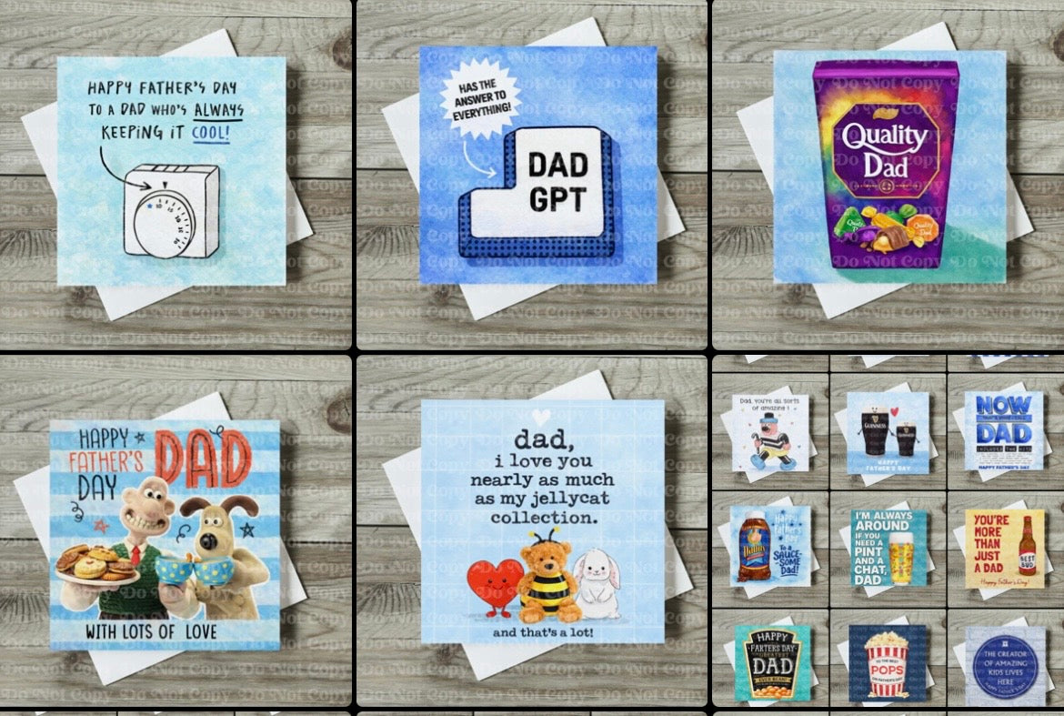 Father’s Day Cards - multiple choices