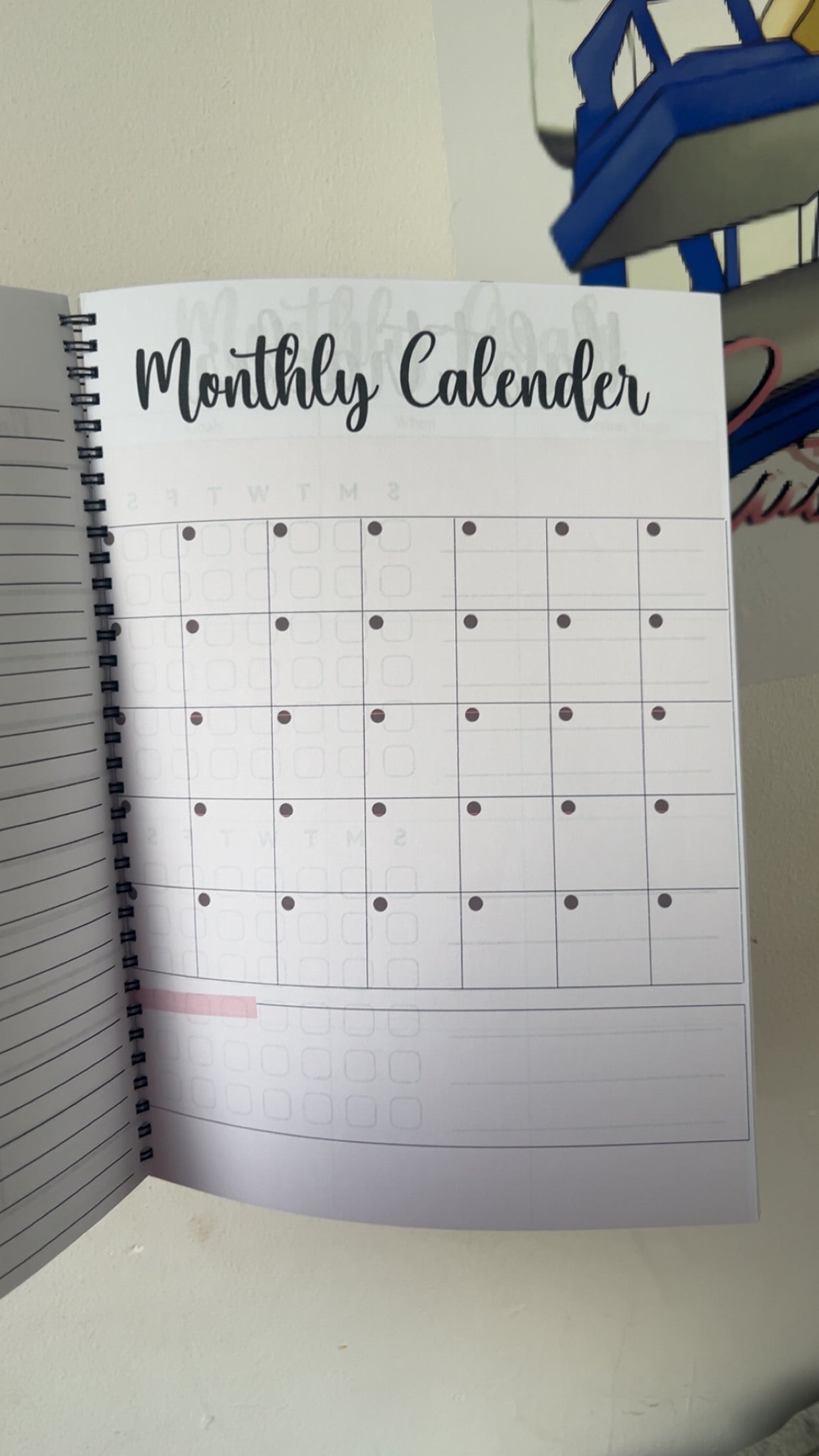 A4 6-Month Business Planner – Business & Social Media Planner with Trackers