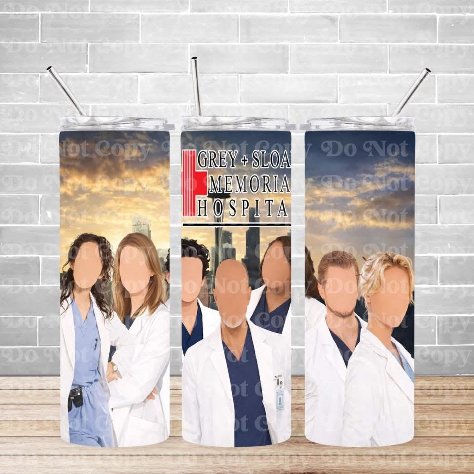 Greys Anatomy 20oz Tumbler | TV show tumbler