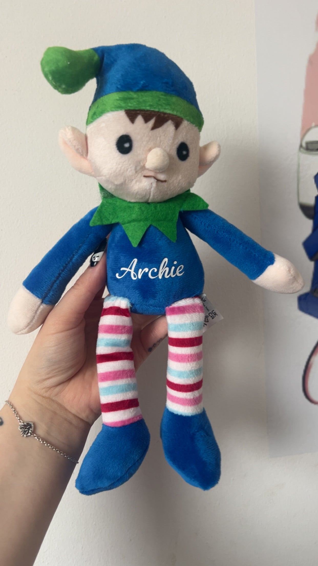 Personalised Elf Plush