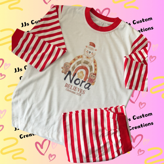Men’s Striped Christmas Pyjamas