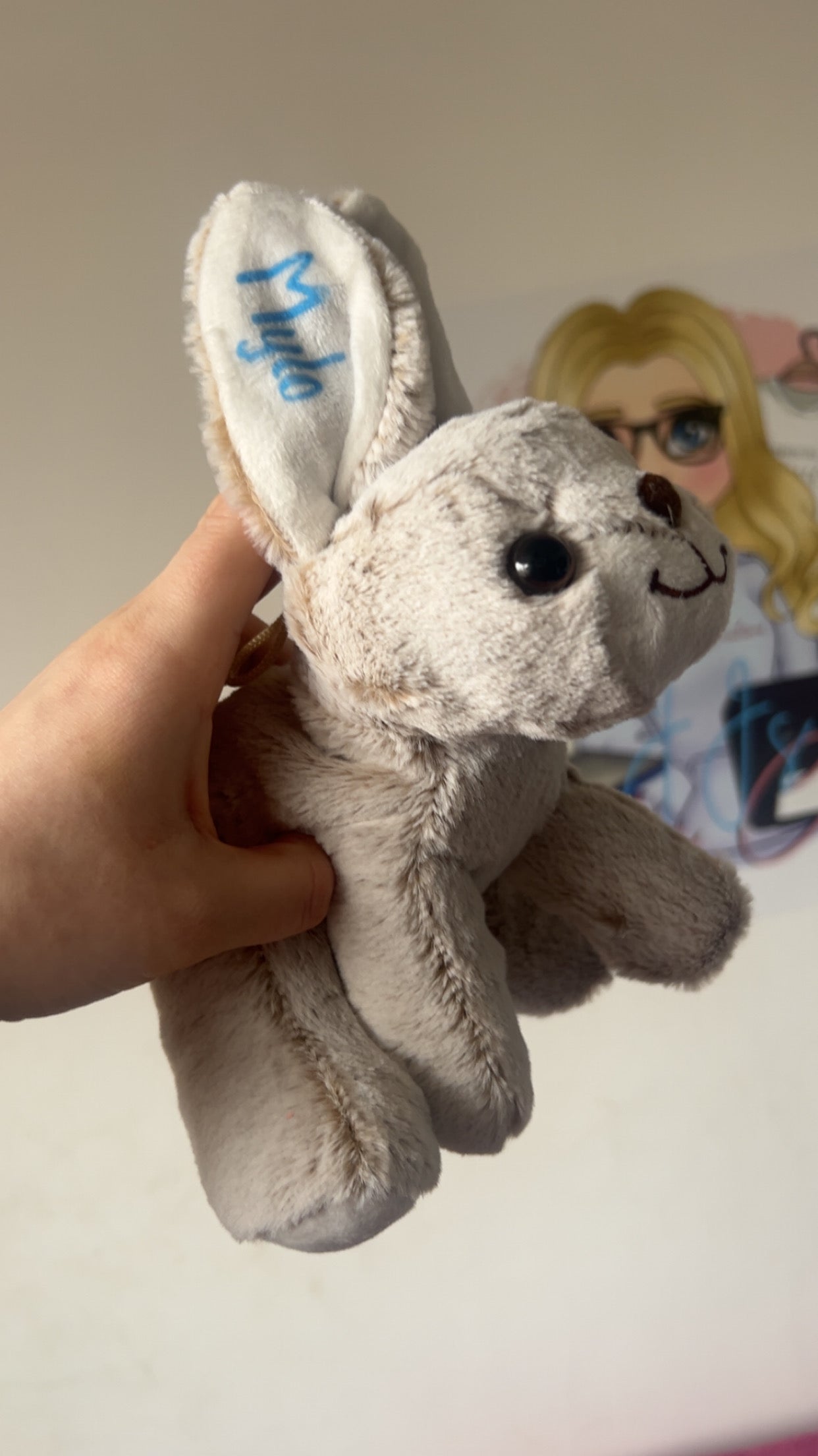 Personalised Bunny Teddy | custom bunny plush | cute keepsake gift