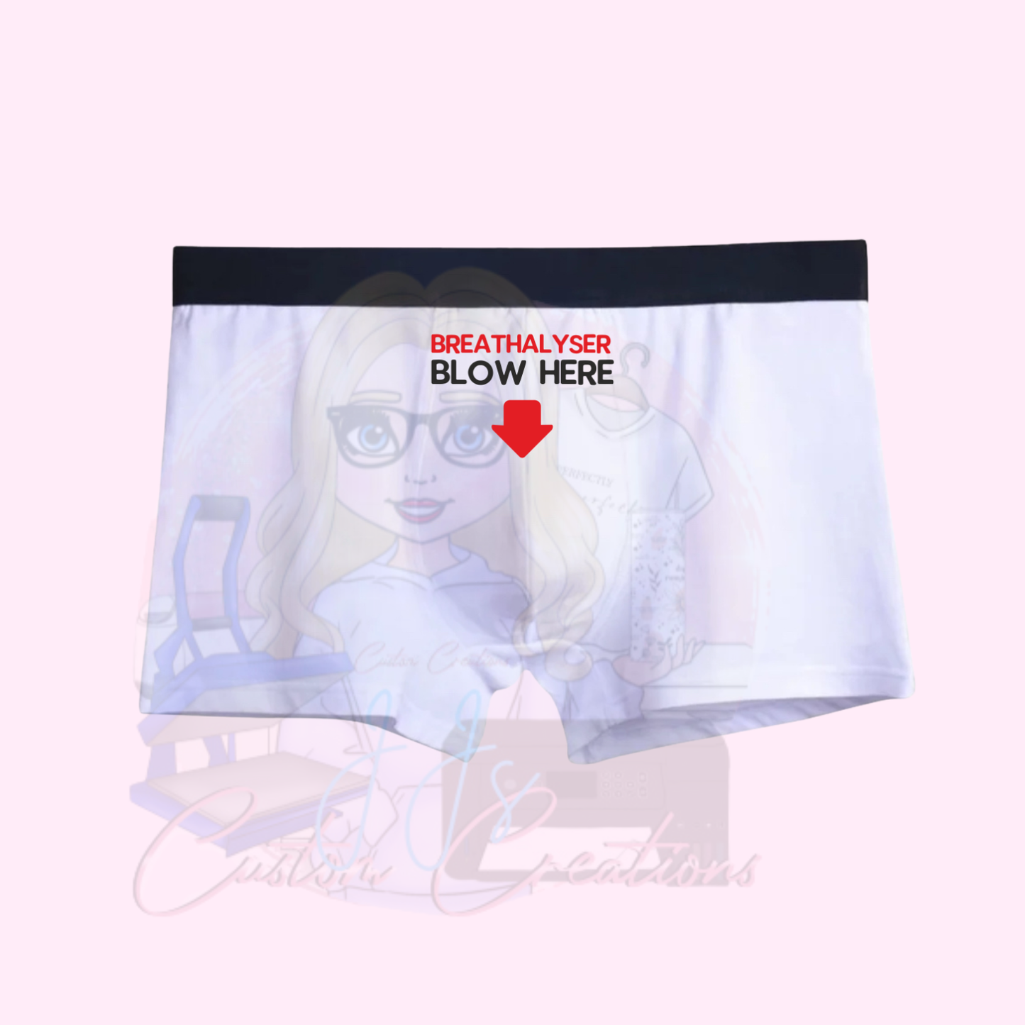 Men's Novelty Boxer Shorts - Funny Rude Graphic Underwear for Adults | Grey boxers