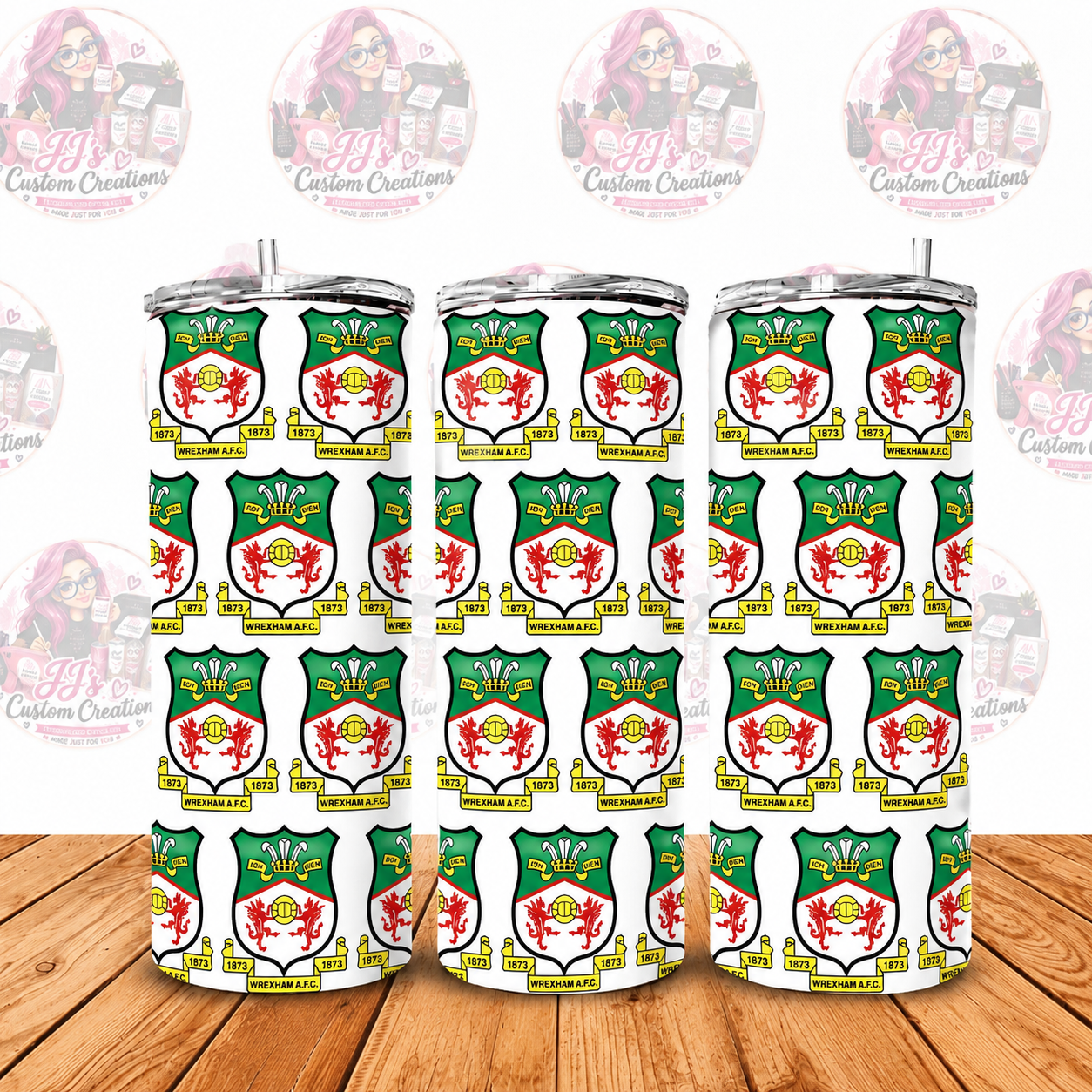 Football Team 20oz Tumblers