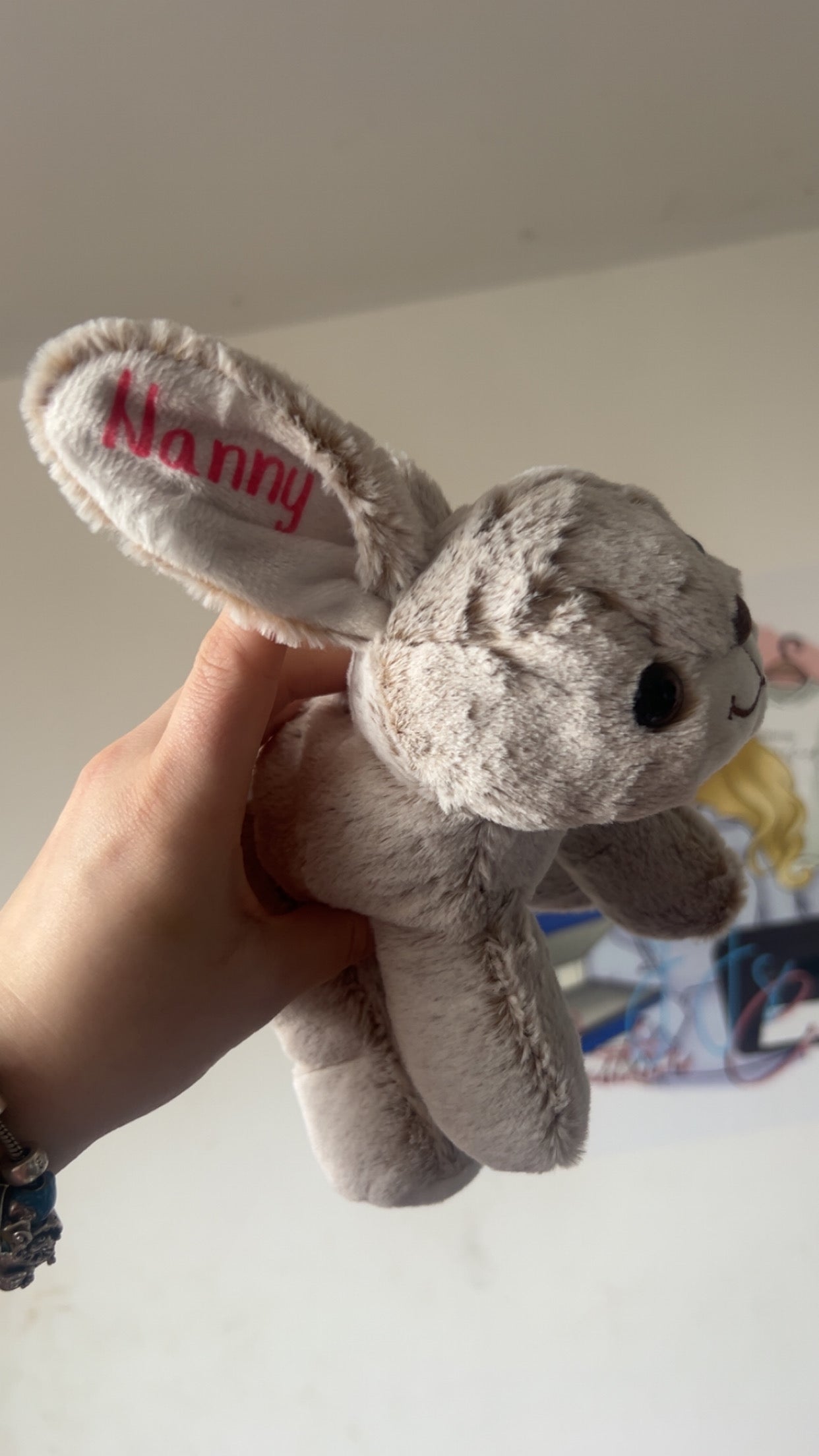 Personalised Bunny Teddy | custom bunny plush | cute keepsake gift