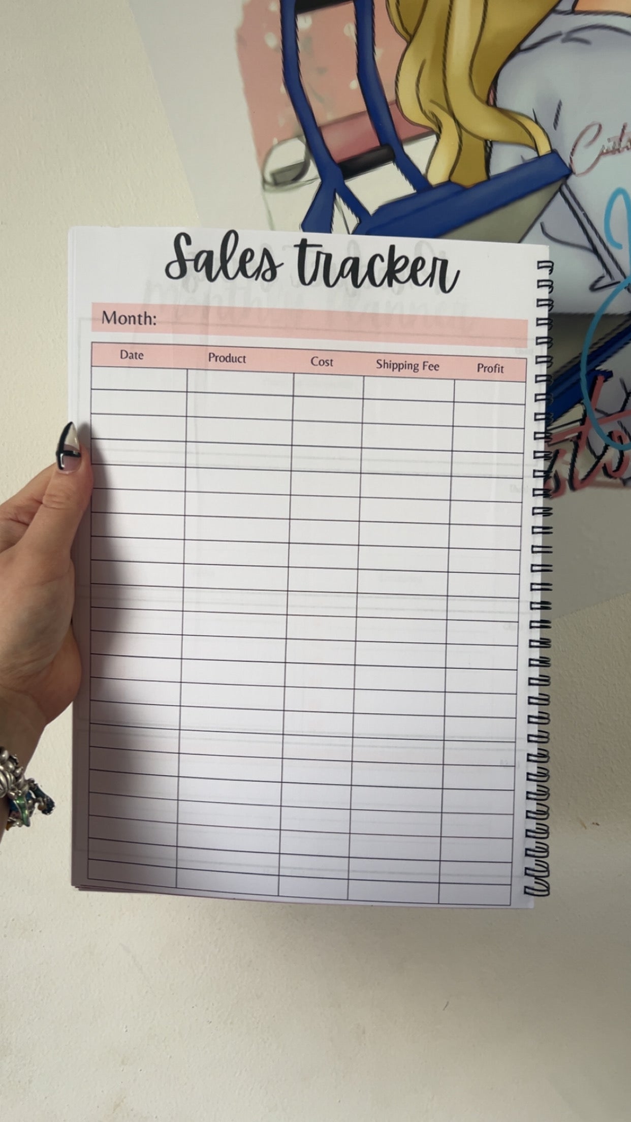A4 6-Month Business Planner – Business & Social Media Planner with Trackers