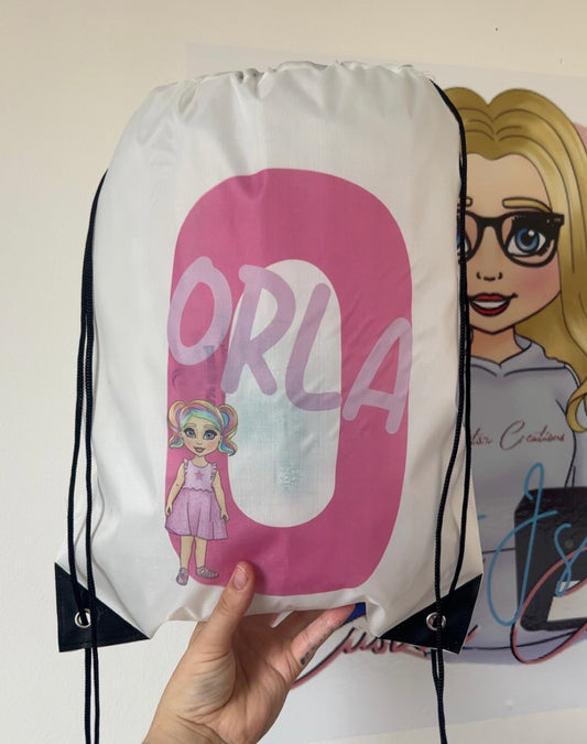 Personalised Drawstring Bag