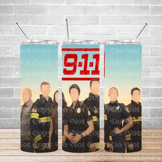 911 20oz tumbler