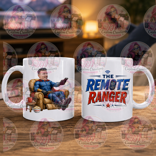 Remote Ranger- custom superhero mug | Father’s Day gift