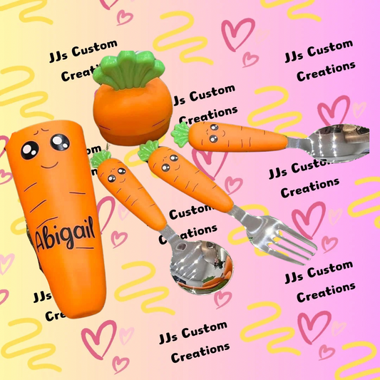 Carrot Cutlery Set