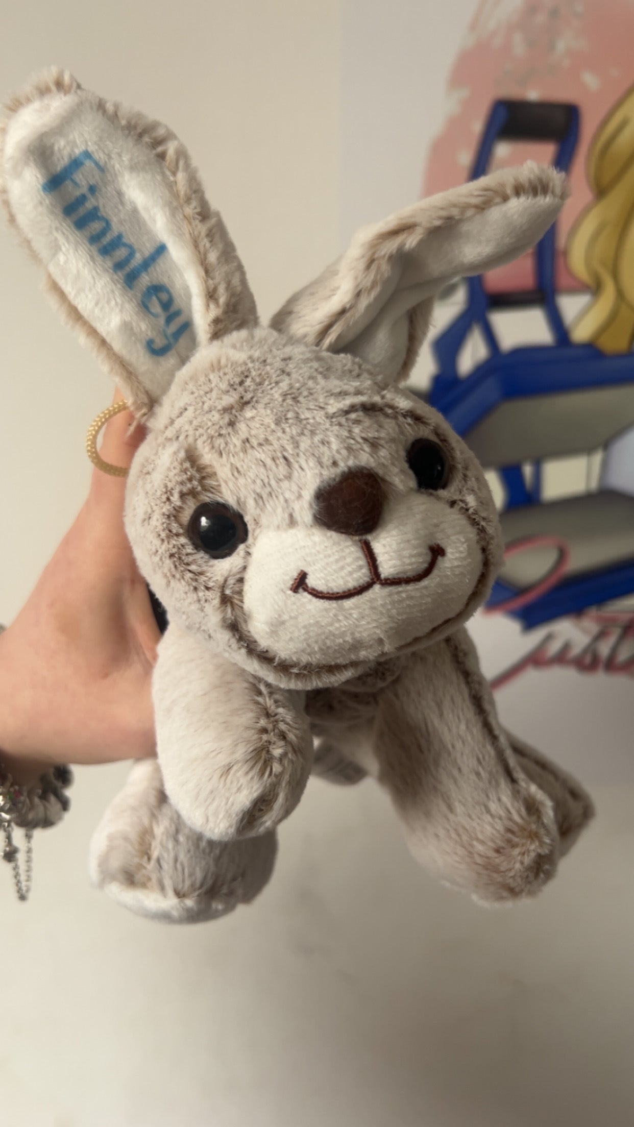 Personalised Bunny Teddy | custom bunny plush | cute keepsake gift