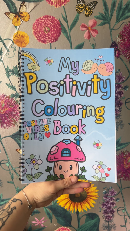 Positivity Colouring Book