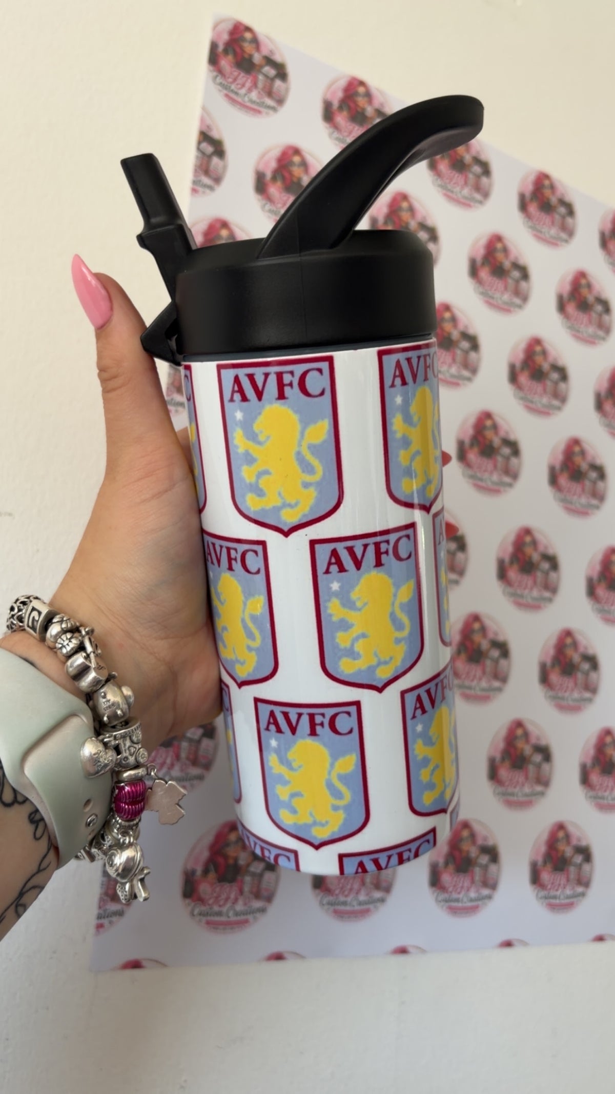 Custom 20oz Insulated Sports Bottle Personalised Design – product design image 6