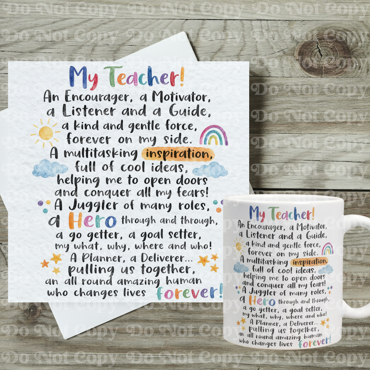 Teacher/TA Appreciation Mugs