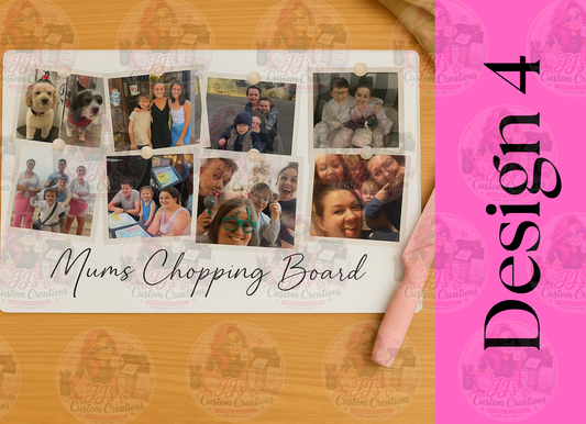 Personalised Photo Chopping Board – Custom Family Keepsake Gift