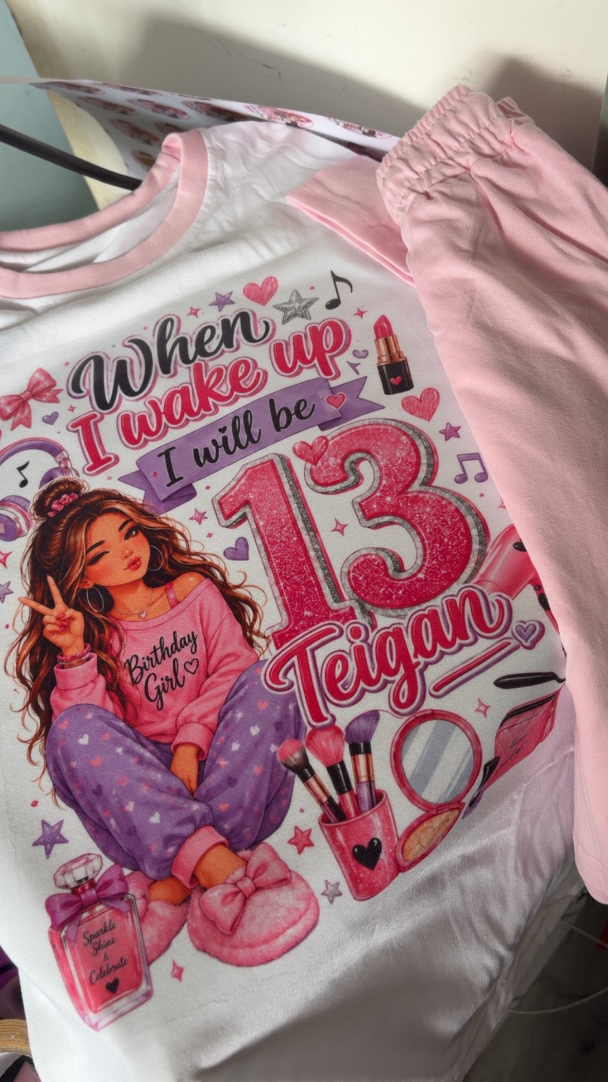 When I wake up Shorts Pjs