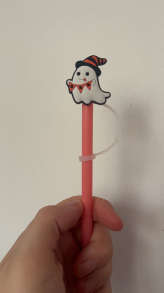 Ghost straw topper