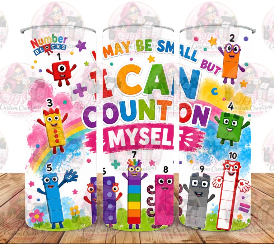 Number blocks - I can count on my self 20oz tumbler