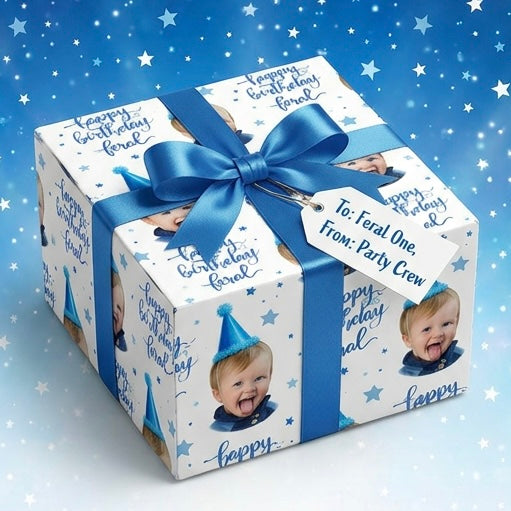 Custom Birthday Wrapping Paper - A3