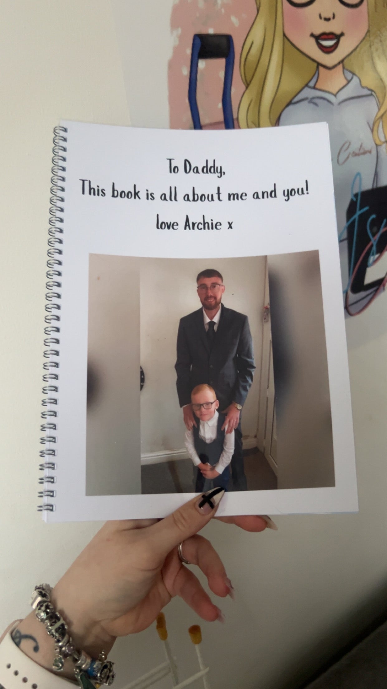 To Daddy Book