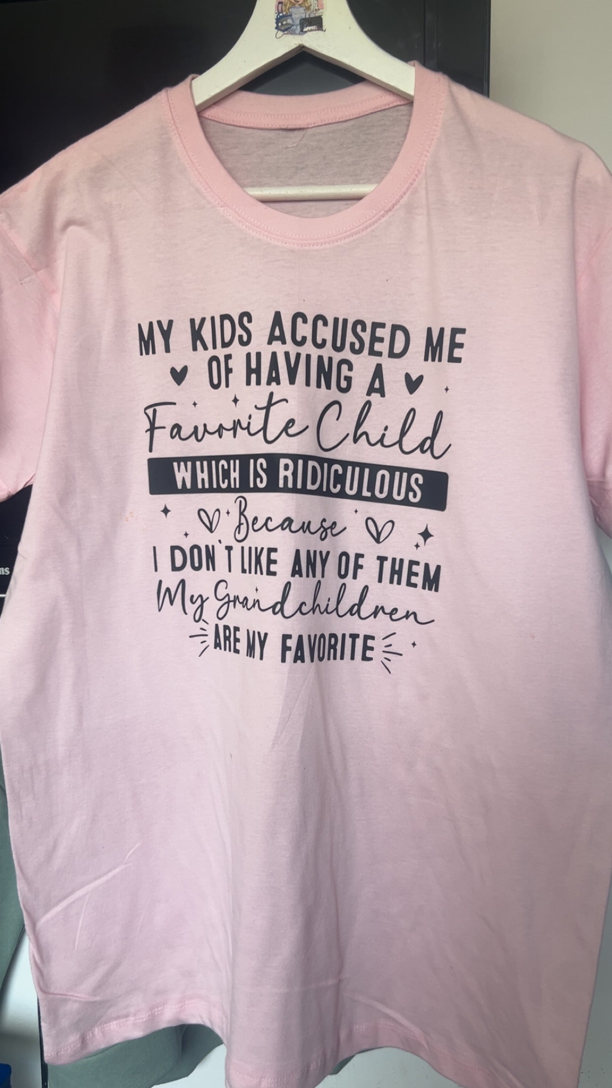 Grandchild are my favourite T-shirt | Mother’s Day gift | grandmother/nanny gift