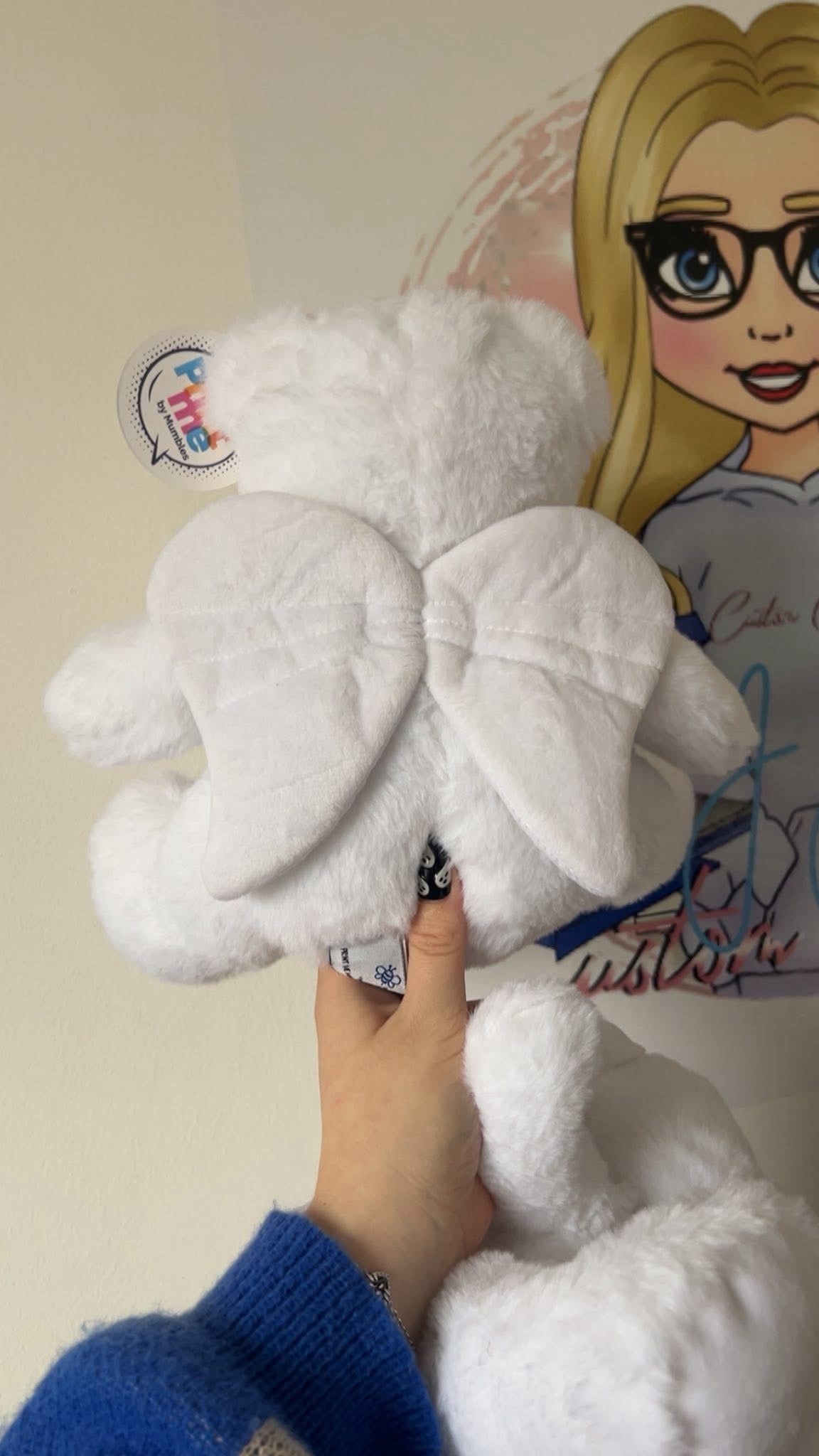 Memorial Teddy Bear with Wings