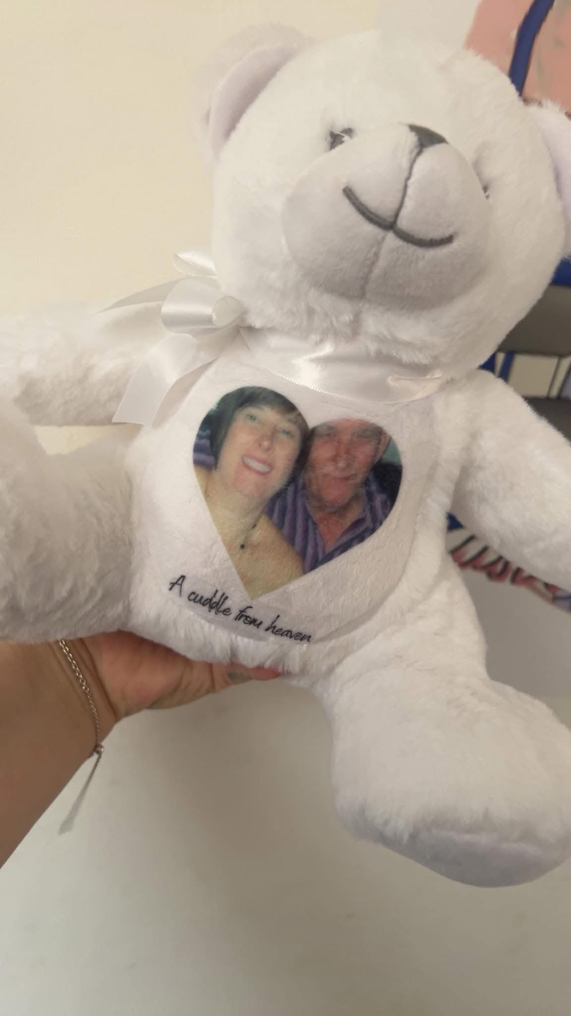 Memorial Teddy Bear with Wings