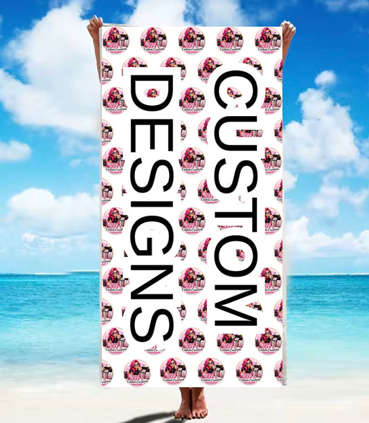 Custom Designed Beach Towel