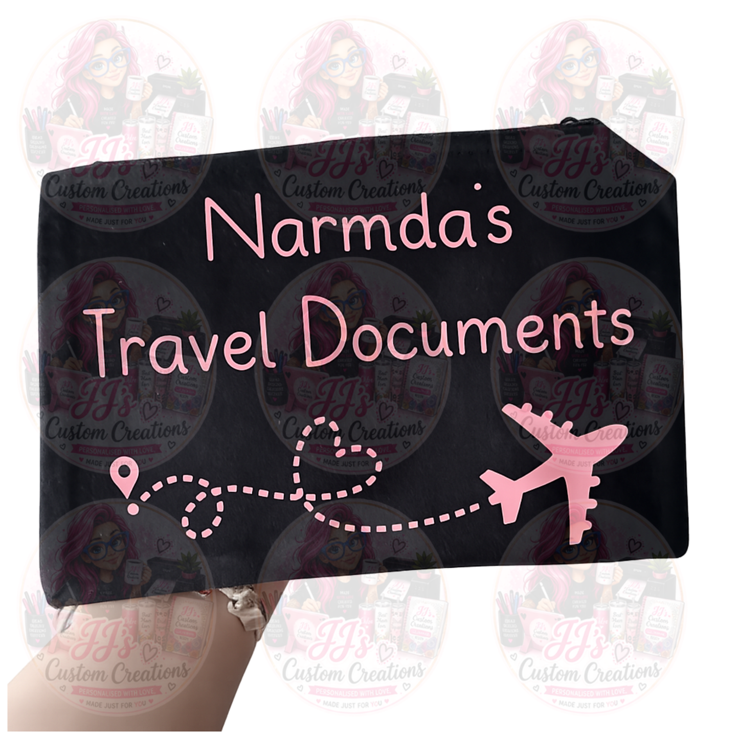 Travel Document Zip Pouch