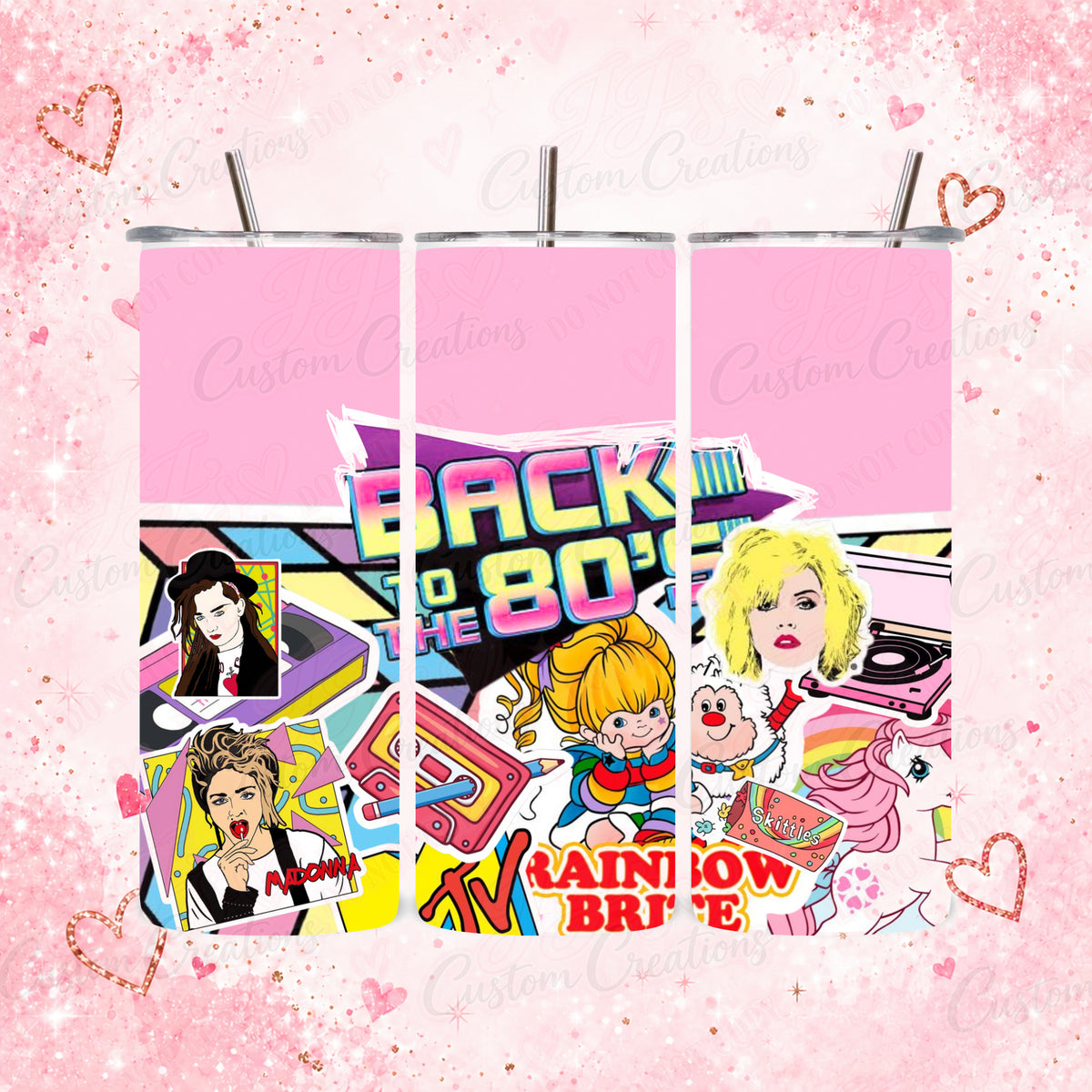 Back to the 80s 20oz Tumbler Retro Gift – main product image