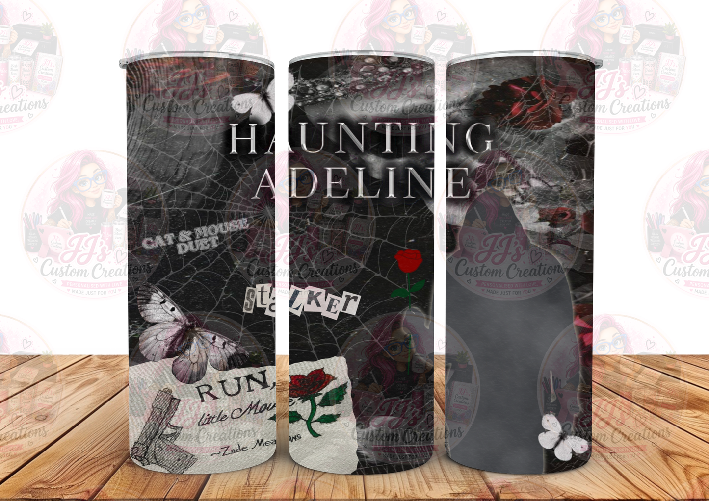 Haunting Adeline Inspired 20oz Tumbler | Dark Romance Bookish Cup | Spicy Reader Gift | Stainless Steel Travel Mug UK