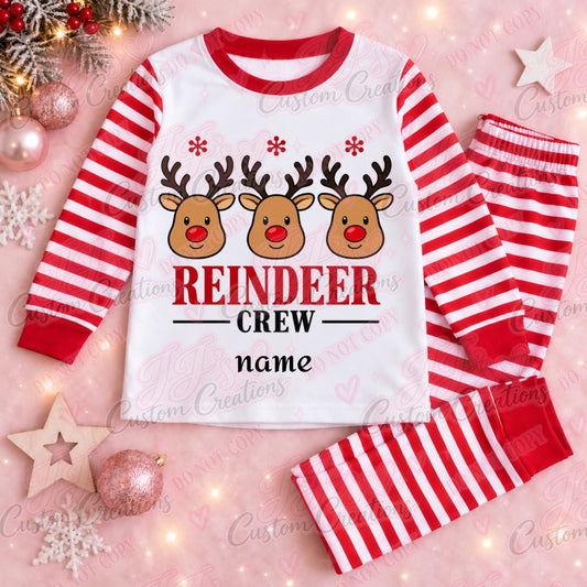 Reindeer Crew — current Christmas pyjama design 1