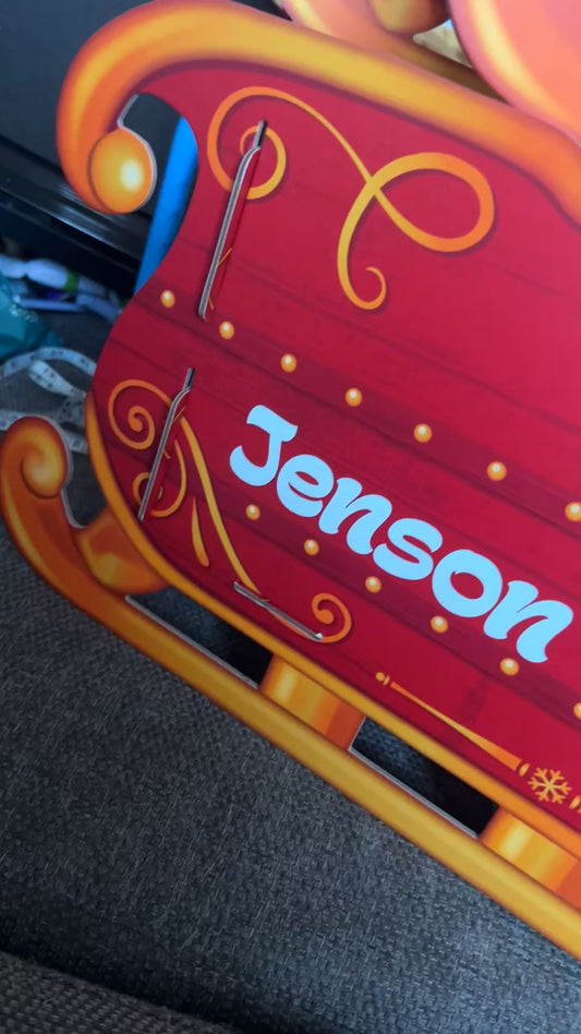 Personalised Santa Sleigh 🛷