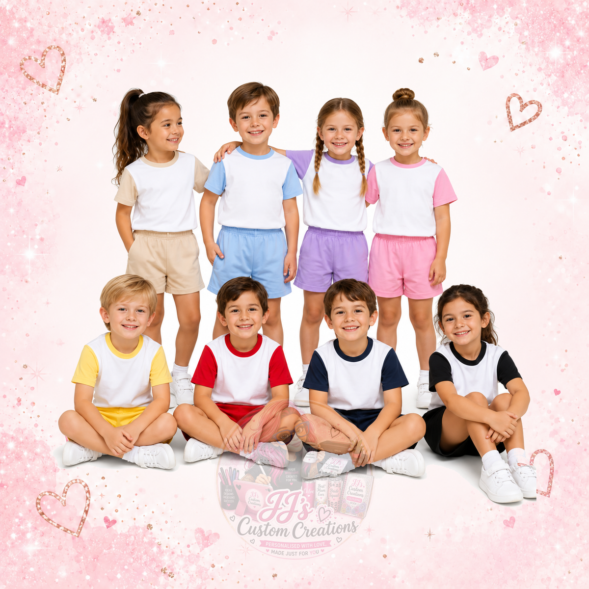 Children's short pyjama colour and style guide