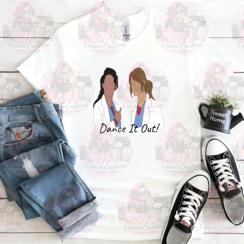 Dance It Out Tshirt | grey & yang tee | Greys anatomy tshirt